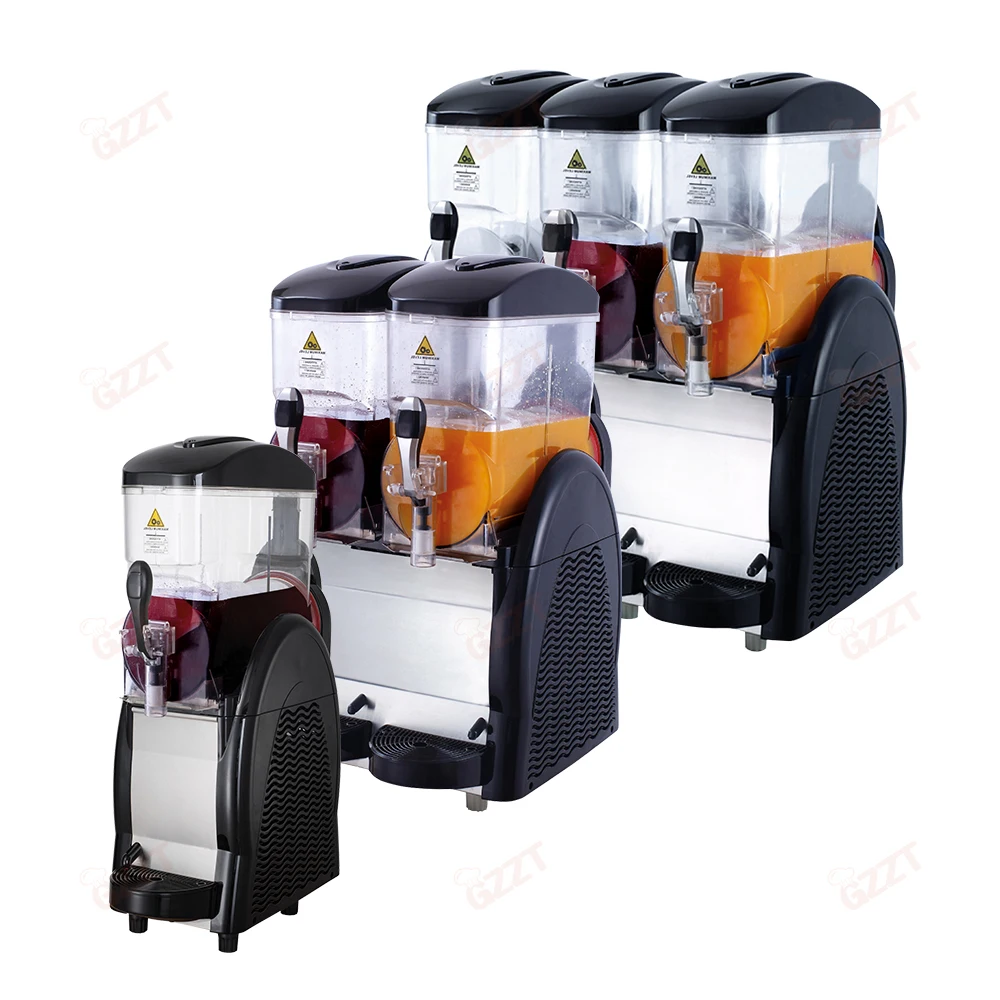 Commercial 1/2/3 Tanks Slush Machine Frozen Drink Margarita Slushy Single Triple Bowl Margarita Slush Frozen Drink Machine
