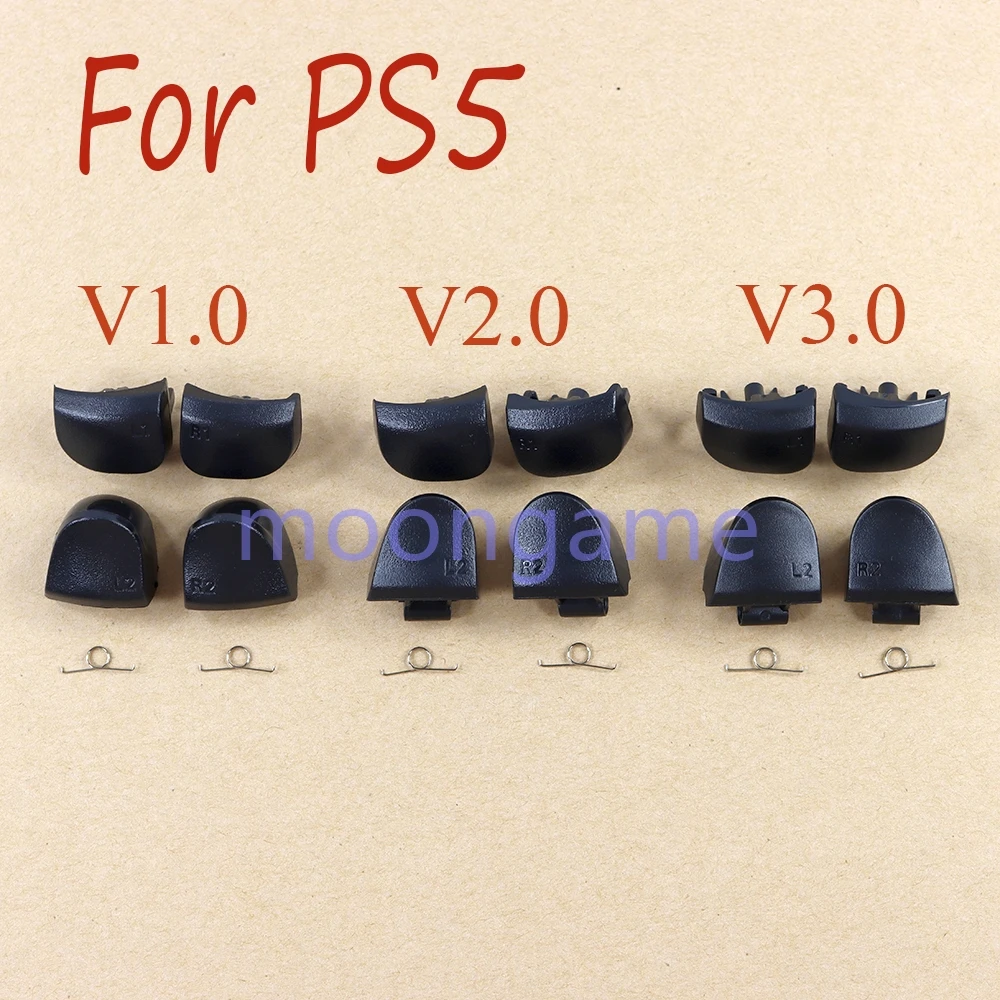 1set For PlayStation 5 PS5 V1.0 V2.0 V3.0 Controller L1 R1 L2 R2 Trigger Buttons Analog Stick Repair Parts