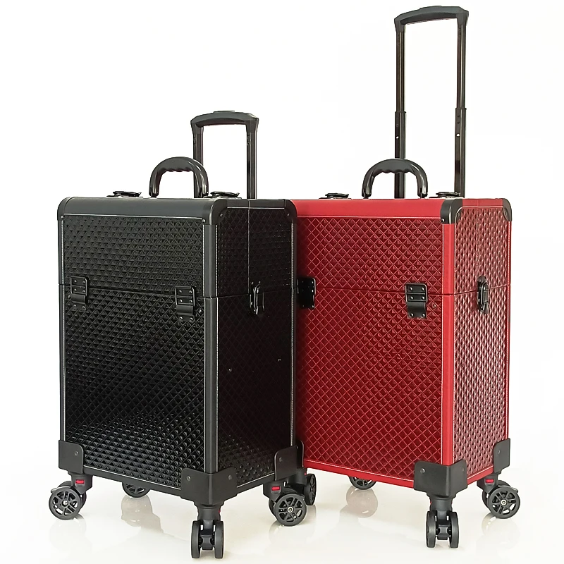 Beauty Doos Reistas Multilayer Rollende Bagage Koffer Nagels Make Toolbox Professionele Trolley Cosmetische Zakken Op Wiel