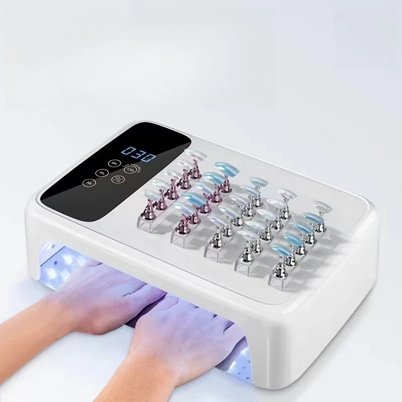 178W Quick-Drying UV LED Nail Lamp – Two-Handed Phototherapy Lamp with Large Space & Hand Pillow - view 6
