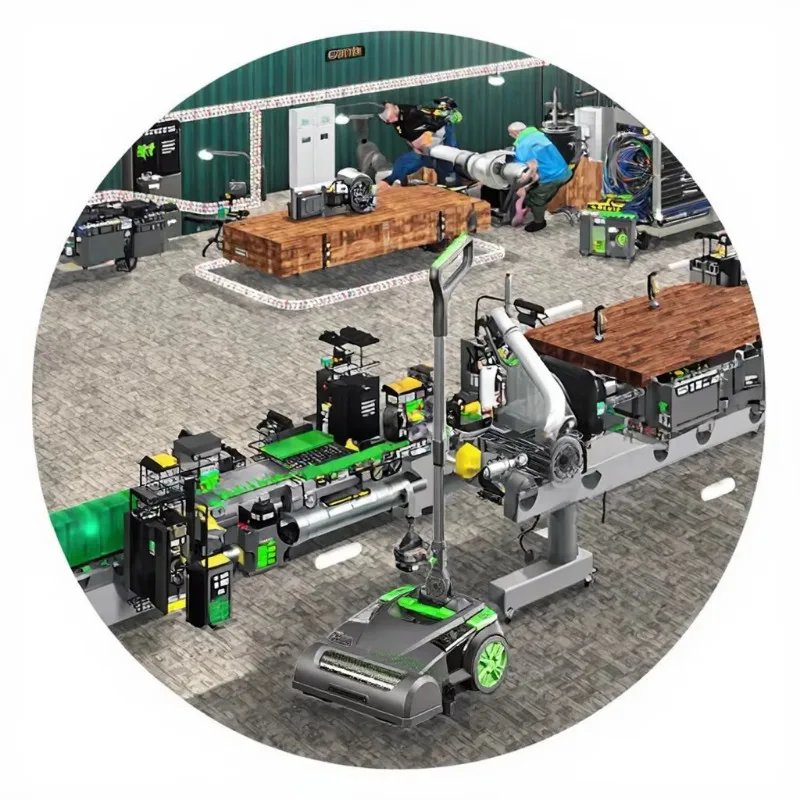 

C209 Smart Mini Floor Cleaner Hand-Pull Electric Type North American Brand Hot-Selling New Plastic Material