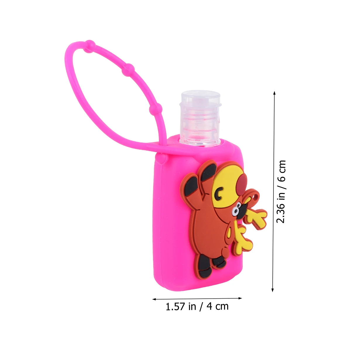 

10 Set Disposable Hand Refillable Bottles with Hook Sub Packaging Silicone Case Storage Container Plastic