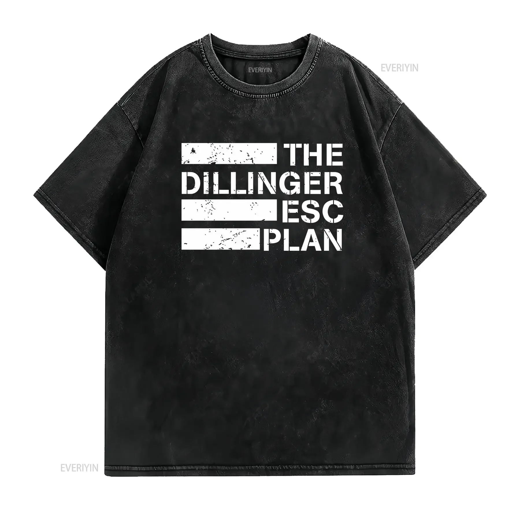 Logo The Dillinger Escape Plan T Shirt For Fan All Size BT1372 vintage Washed Casual Breathable Top For Everyday Wear fashion