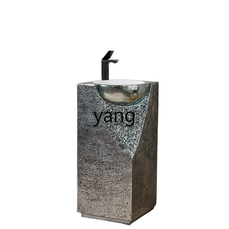 حوض غسيل عمود Yhm حوض عمود إقامة منزلية متكامل من النوع الأرضي