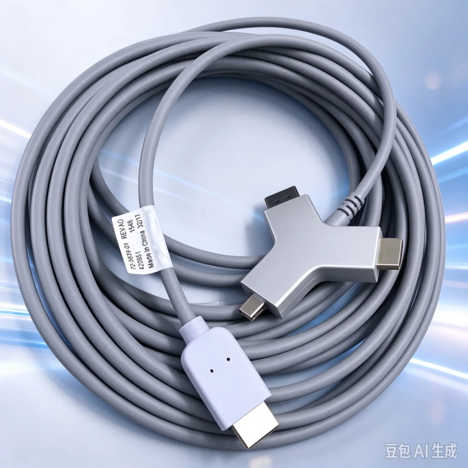 For MINIDP to Large DP HDMI 9M HD Multi-Function Video Conversion Cable Used