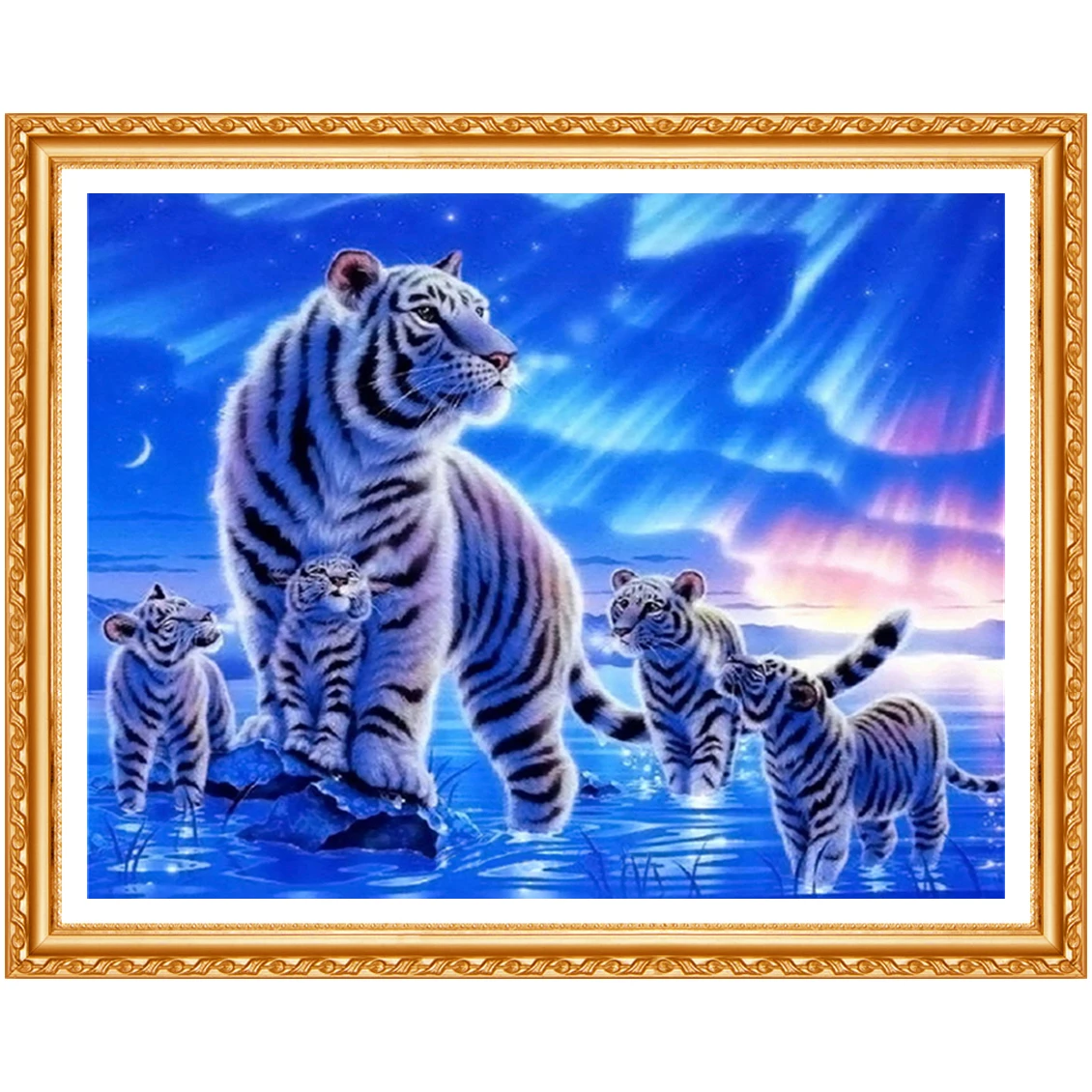 Diamante pintura diamante bordado animais tigre 5d diy pintura diamante quadrado completo diamante pintura 492dd diamante redondo