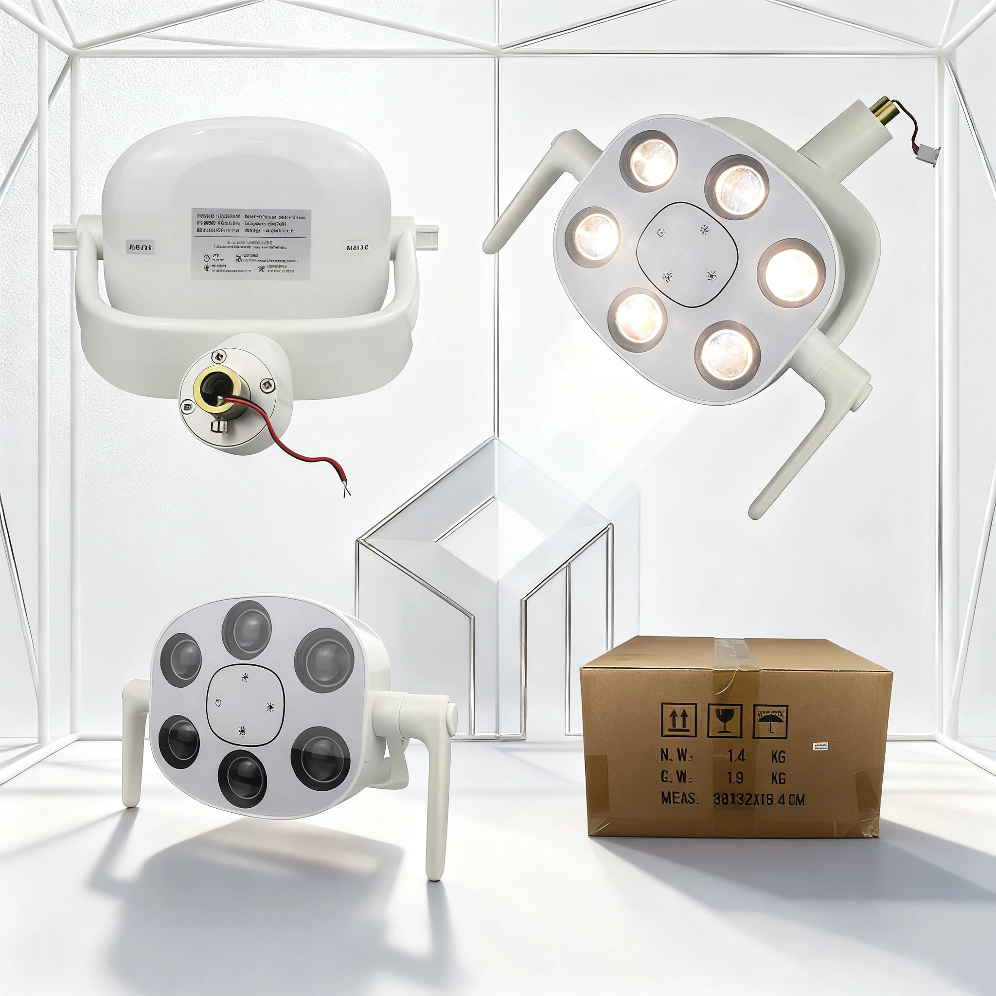 

6LED стоматологический многофункциональный светильник с регулируемым датчиком цветовой температуры, хирургический световой инструмент