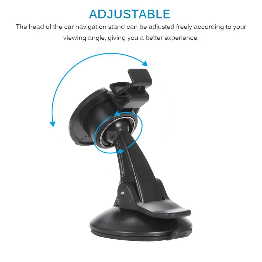 자동차 마운트 거치대 블랙 베이스 클립 GPS 브래킷, 강력한 흡입 자동 네비게이션 스탠드 교체, 2497LMT 2557LMT