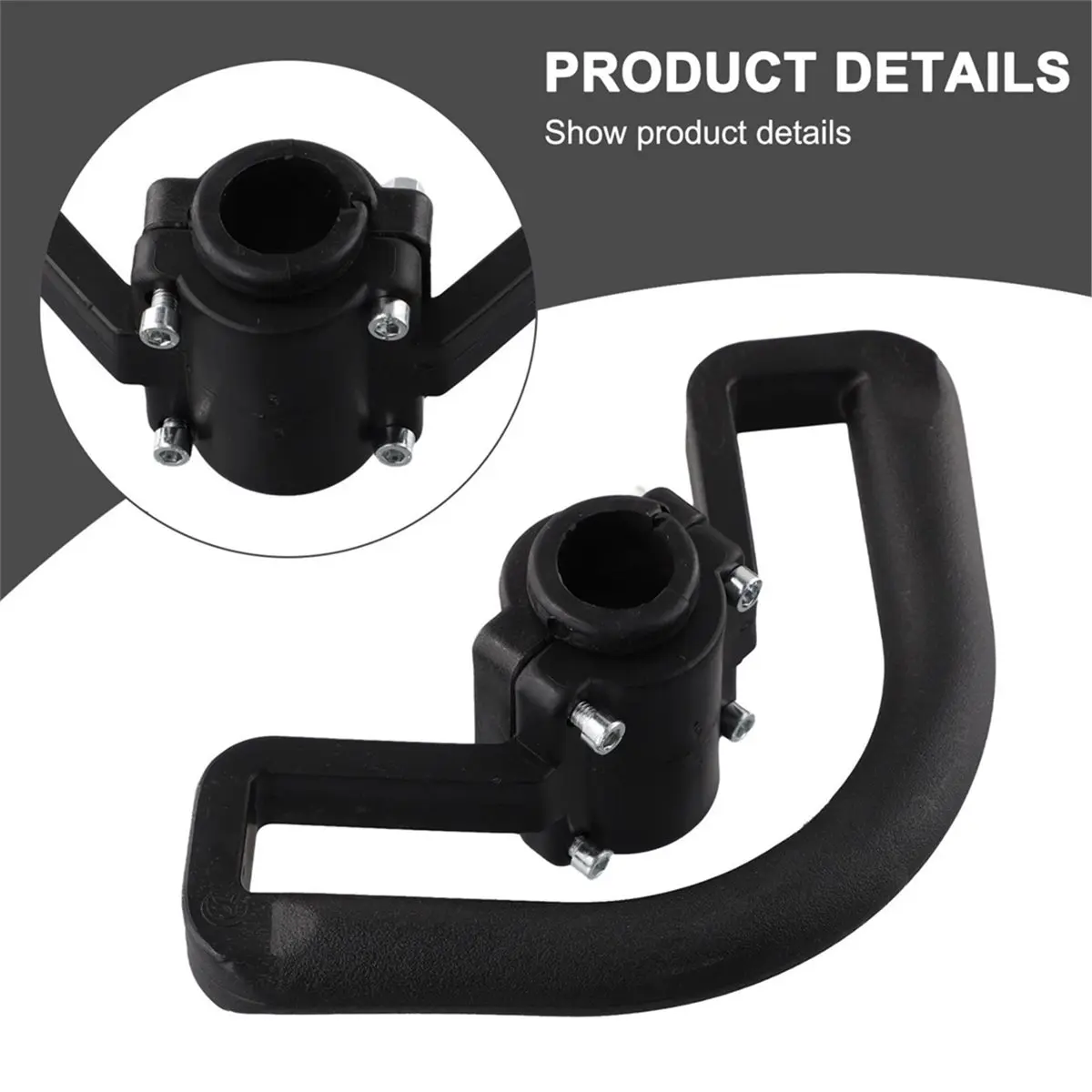 2 Pack Garden Lawn Cutter Universal Loop Handle Bar Eater Trimmer Handlebar Replacement Weedeater Brushcutter Parts