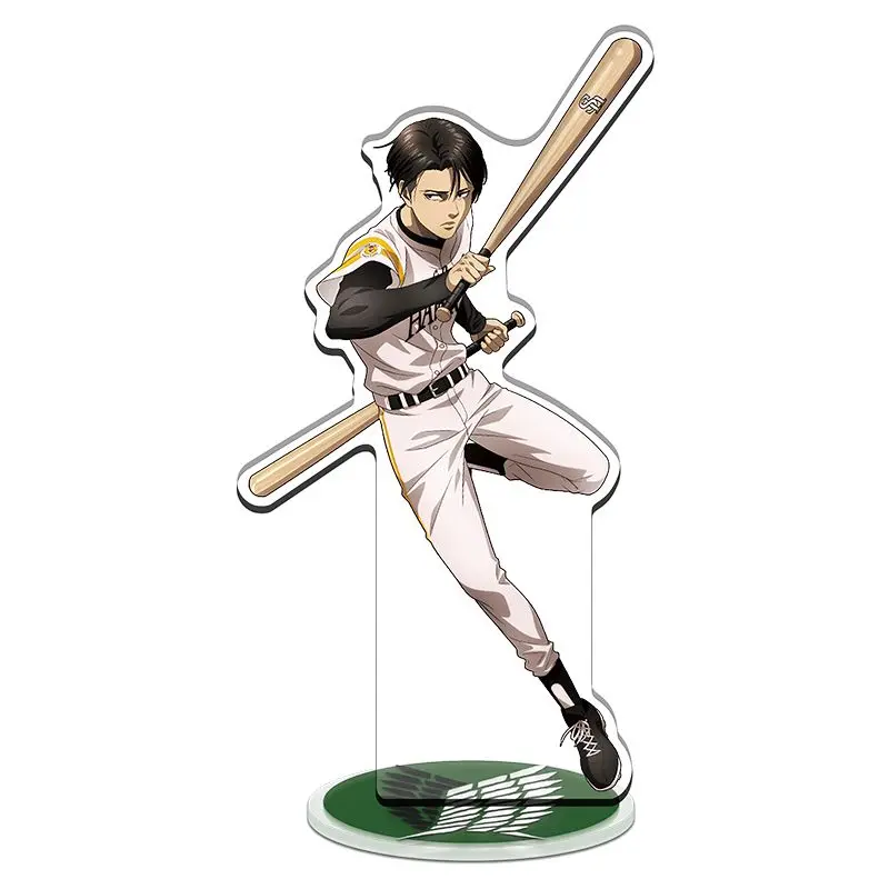 進撃の巨人 アクリルスタンドフィギュア エレン・イェーガー ミカサ・アッカーマン アニメ周辺機器 ファッション 絶妙なシームレス中間層装飾