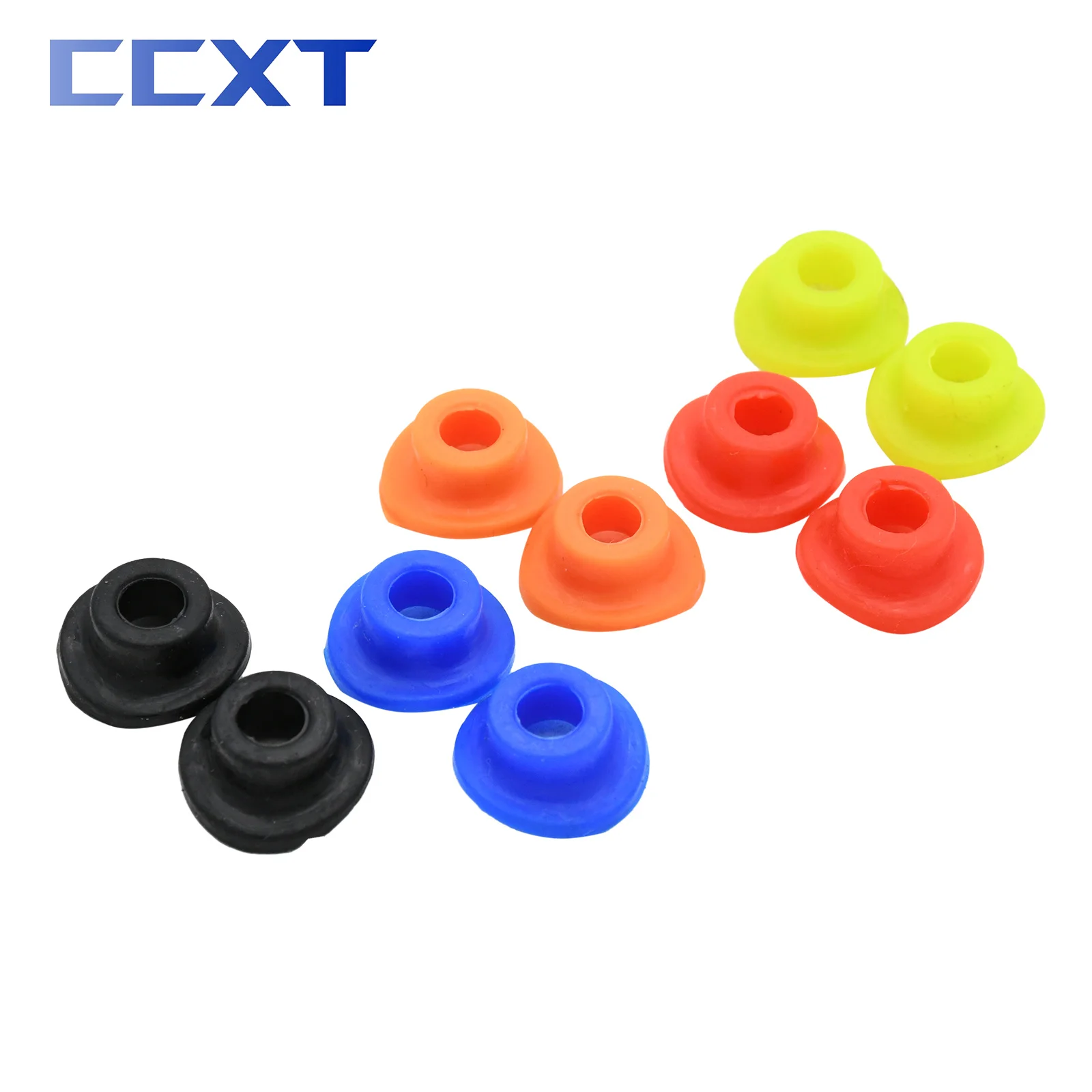 Motorcycle Silicone Air Valve Dust Mud Guards Mouth Washers Seal Gasket For ATV UTV Dirt Bike Suzuki Yamaha Honda KTM Universal