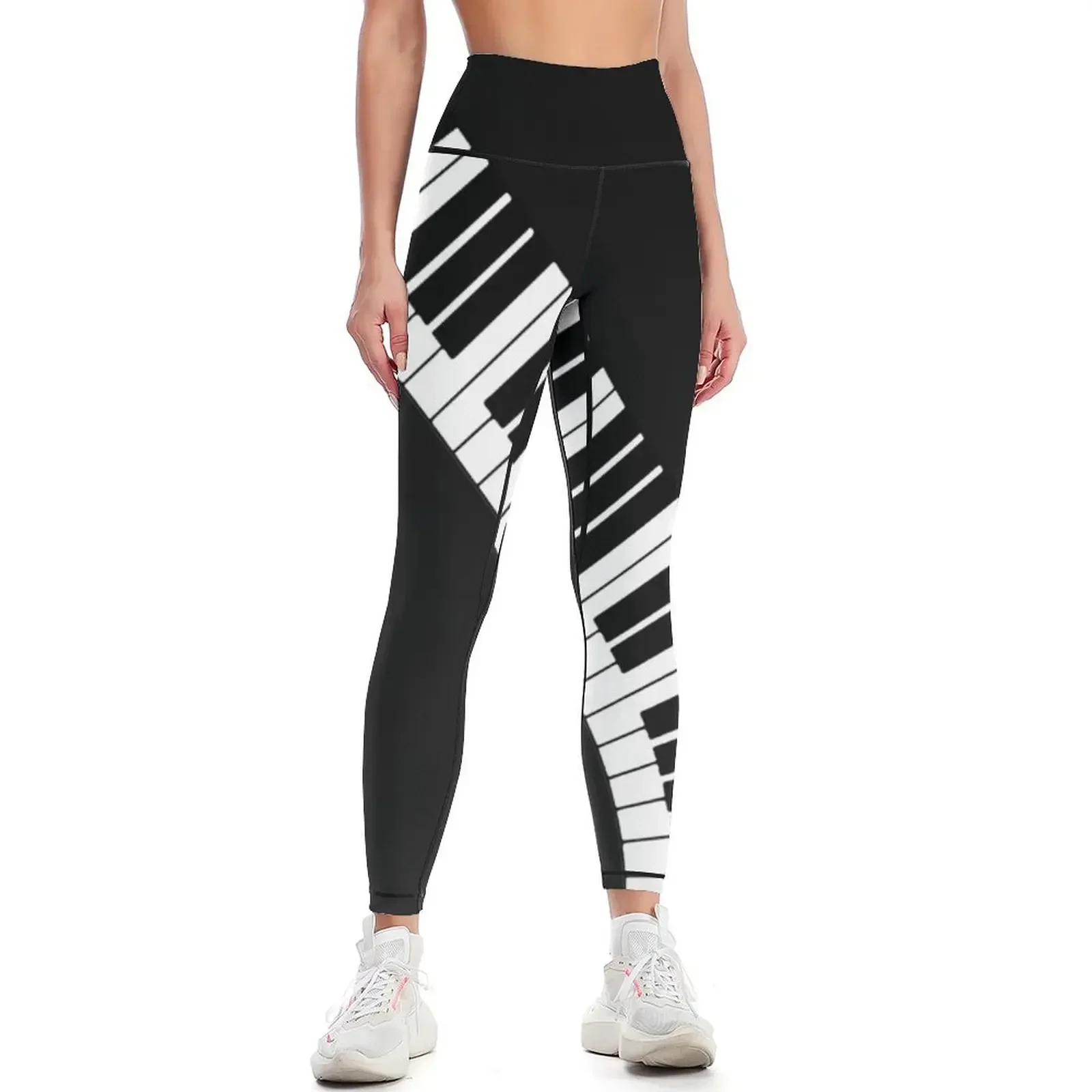 

Piano Keyboard Leggings harem pants Women's trousers fitness set gym Women's pants Womens Leggings