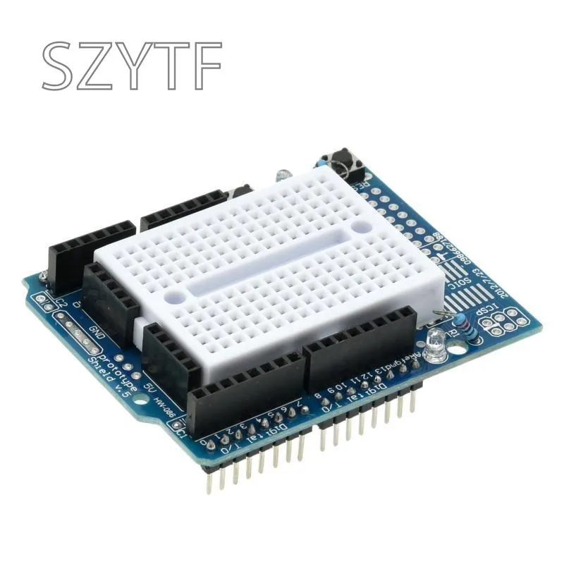 Smart Electronics UNO Proto Shield Prototype Expansion Board Com SYB-170 Mini Breadboard Baseado Para Arduino UNO ProtoShield DIY