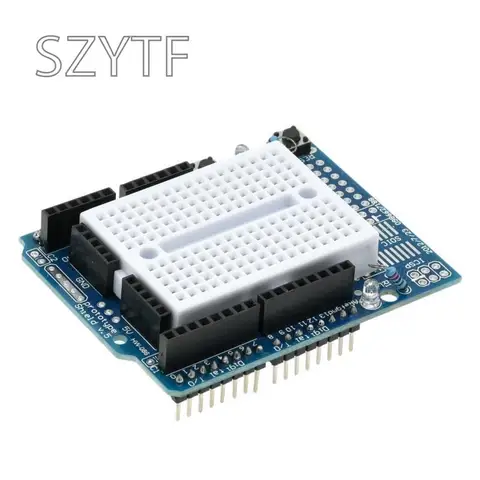 Smart Electronics UNO Proto Shield Prototype Expansion Board With SYB-170 Mini Breadboard Based For Arduino UNO ProtoShield DIY