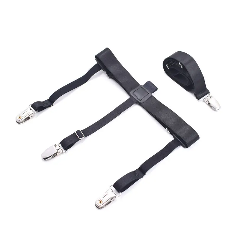 قميص رجالي يبقى ترقية حامل قمصان كلاسيكي مطاطي قابل للتعديل ومضاد للتجاعيد مع مشابك قفل غير قابلة للانزلاق