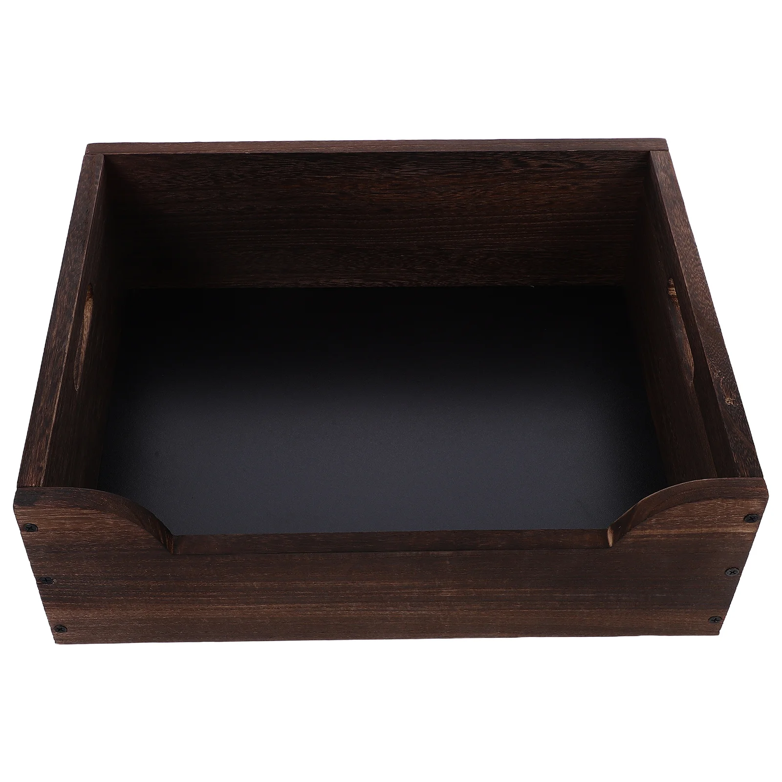 

Solid Wood Cat Litter .68X12.58X6.13In Large Raised Edges Easy Assembly Indoor Wooden Cat Toilet For Kittens Seniors Wood