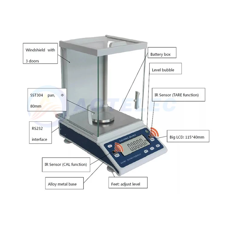 

High Quality Electronic Balance Scale for Laboratory Research Analytical Precision Industrial Machinery Equipment