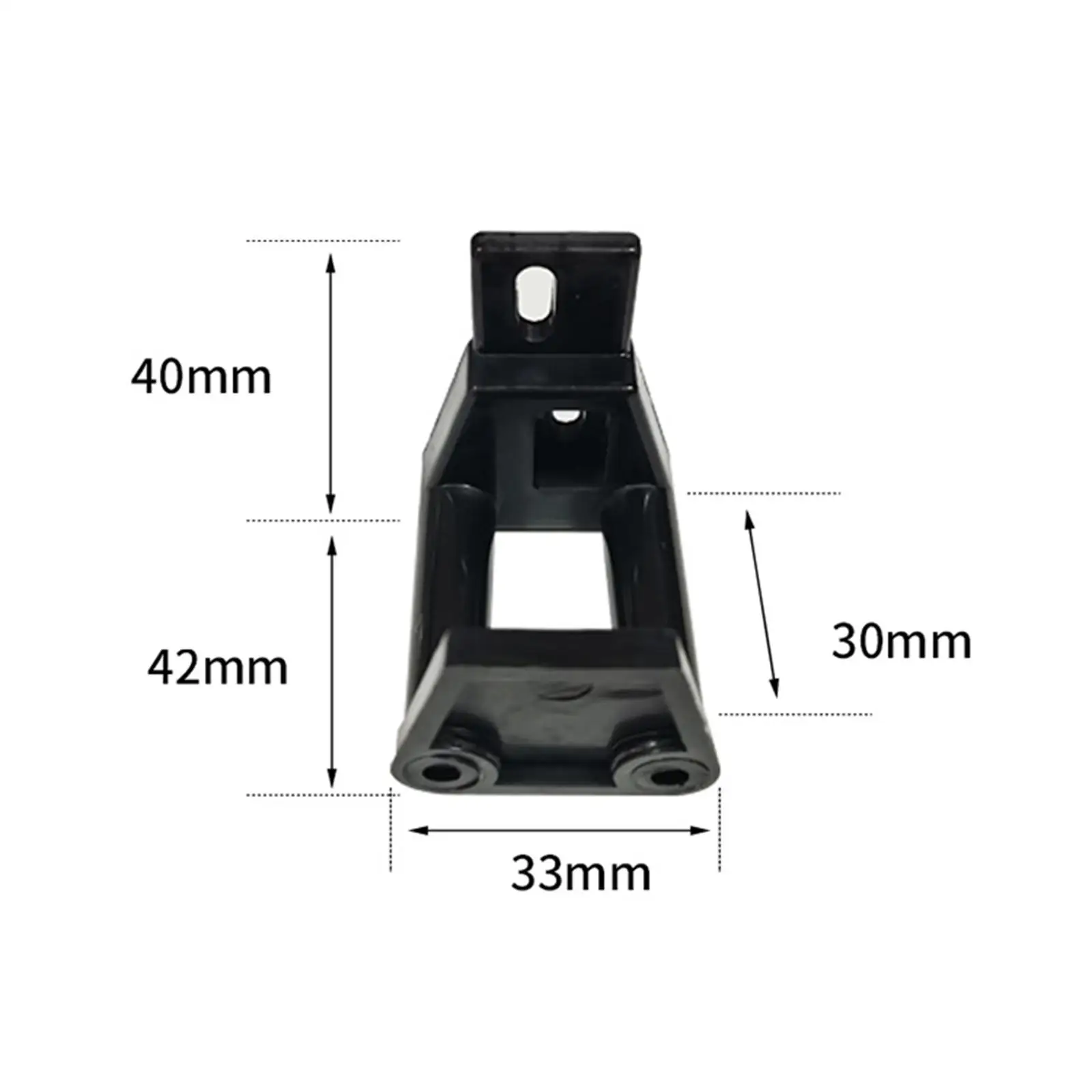 2x Durable Sliding Barn Door Floor Guides Bottom Guide with Screws for Sliding