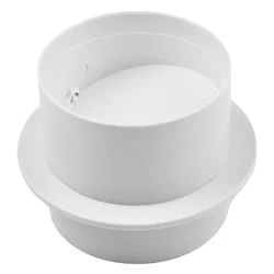 1pcs Ventilation Pipe Round Check Valve ABS Air Duct Control Exhaust Fan Pipe Accessories 3.14in 100mm*3.93in 4.33in 5.90in
