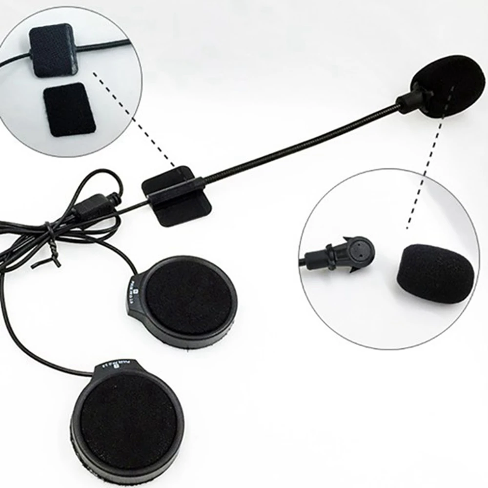 WF-2 Set Motorcycle 5.0 Bluetooth Helmet Intercom Universal Pairing Earphone Headset With CNC Noise Reduction BT22