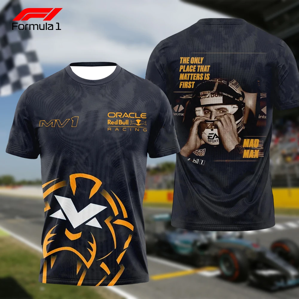

Classic F1 Driver Verstappen Championship Commemorative Collection T-shirt For Daily F1 Racing, Breathable And Comfortable Top
