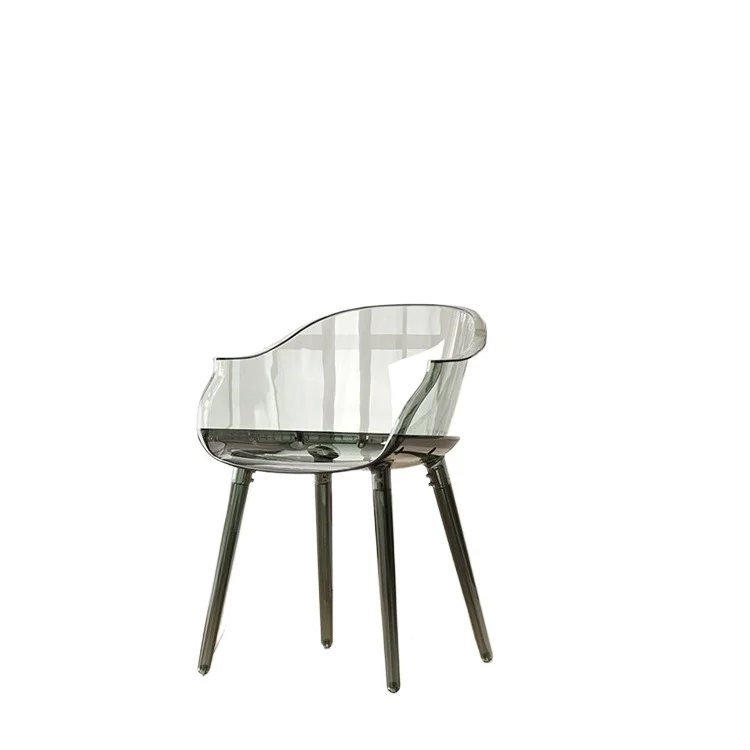 

Plastic Crystal Back Armchair Designer Simple Home Symbian Chair