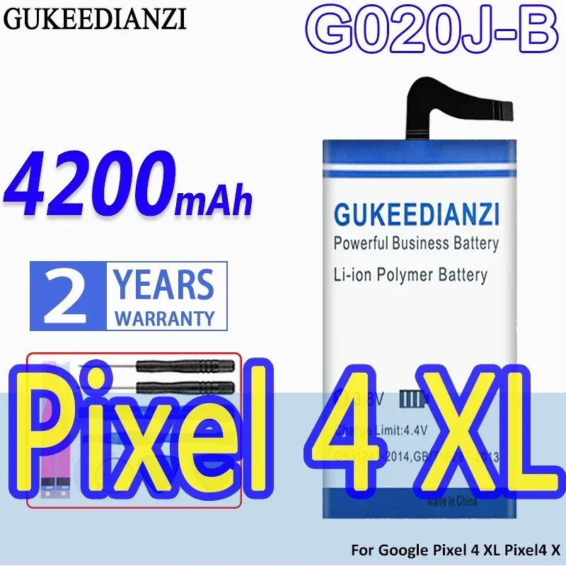

Аккумулятор GUKEEDIANZI большой емкости G020J-B 4200 мАч для HTC Google Pixel 4 XL 4X, аккумуляторы для мобильных телефонов