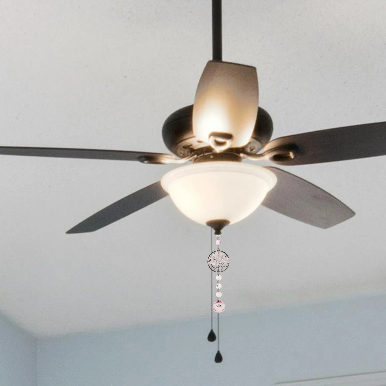 

Life Tree Crystal Sun Catcher Hanging Ornament For Window Garden Decor Indoor Wall Chandelier Suncatchers Home Decoration