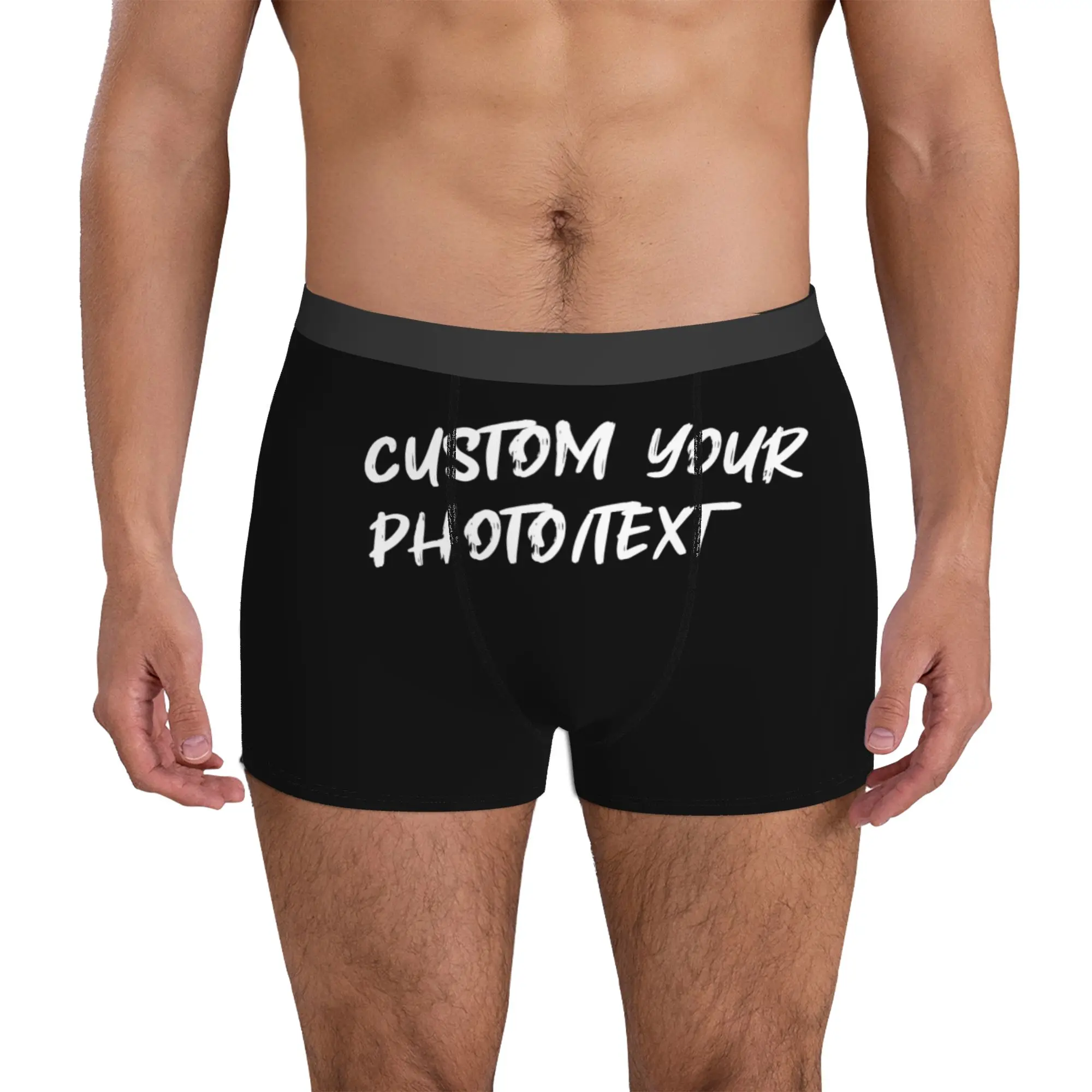 Personalized Underwear for Men Custom with Picture Underwear with Photo Personalized Boxers Face Boxer Father's Day Gift for Dad