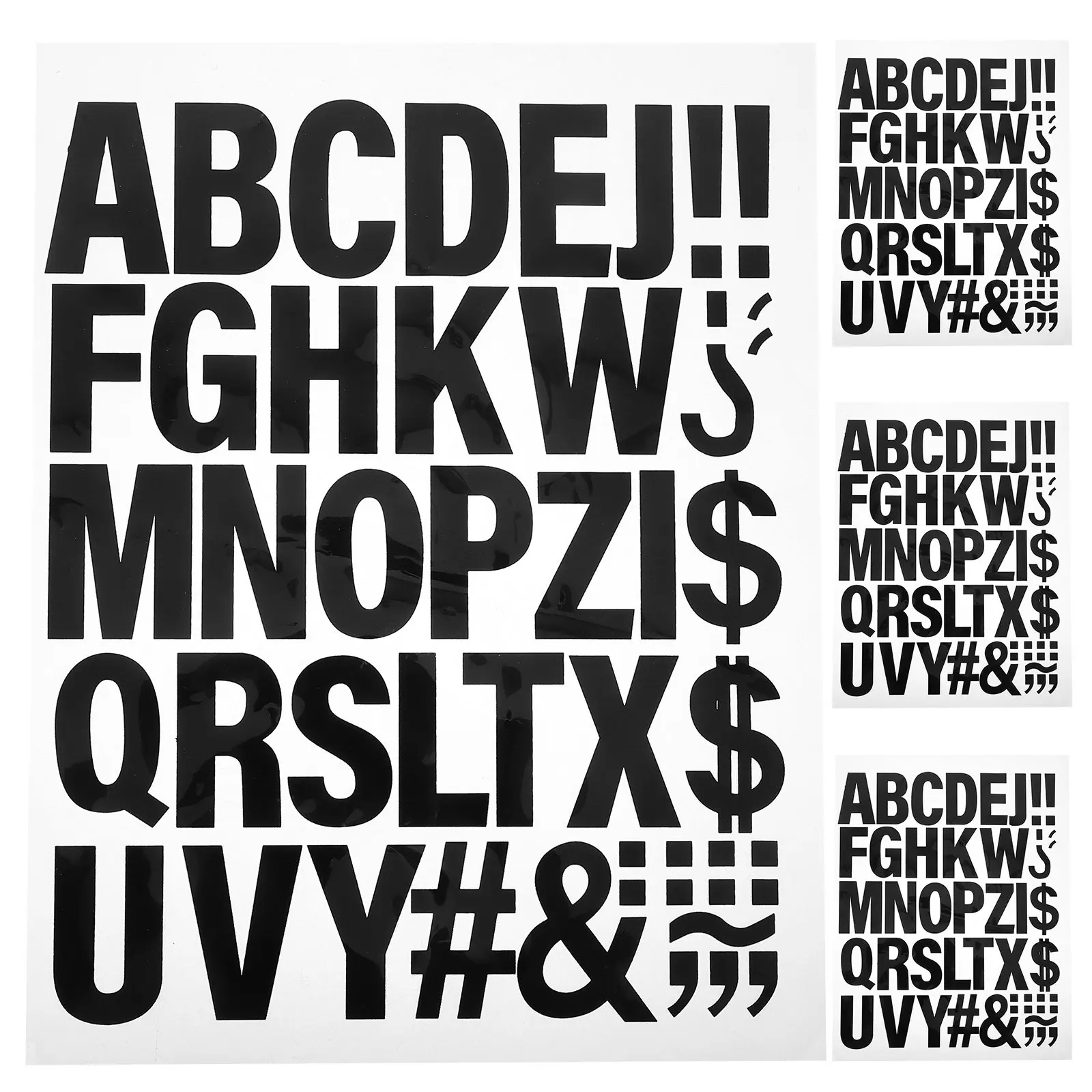 

4 Sheets Heat Transfer Letter Vinyl Iron on Patches for Fabric Apparel Hats Bags DIY Custom Style Fast Application Fade Proof