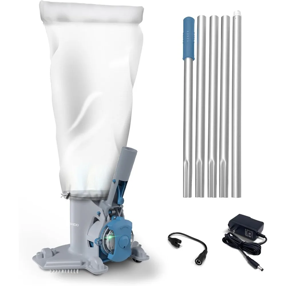 

Перезаряжаемый беспроводной пылесос для листьев бассейна, простой в эксплуатации, используемый для удаления листьев и мусора надземных бассейнов