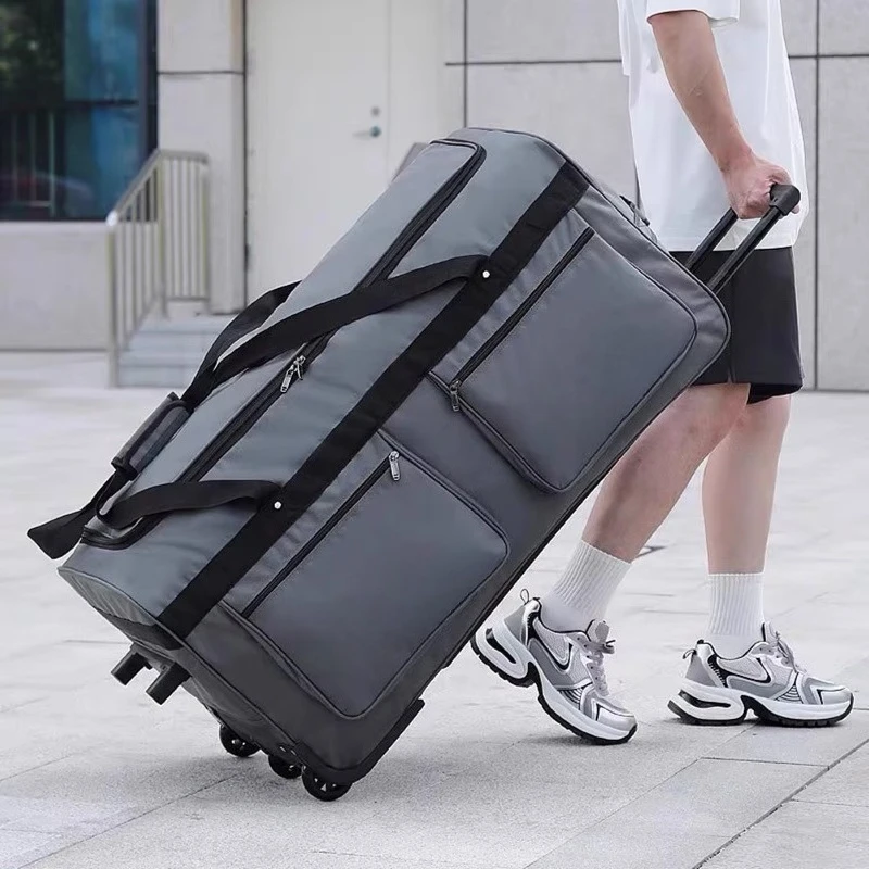 Moving rod bag Air checked large capacity outdoor camping luggage bag Hand quilt storage Waterproof travel