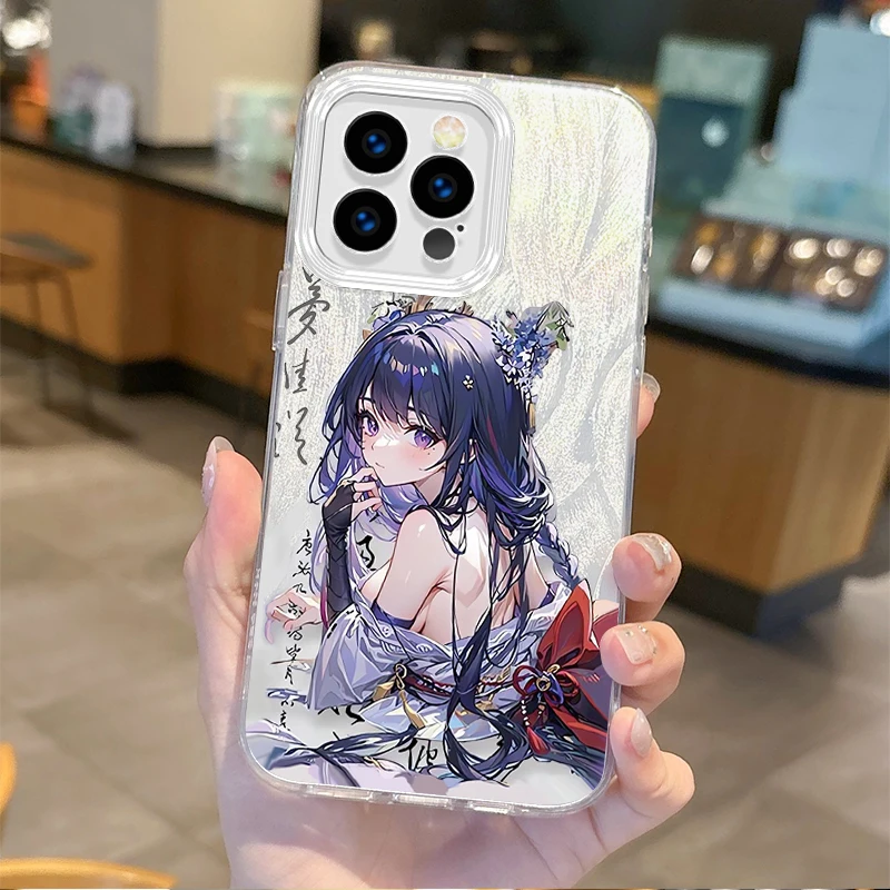 

Lovely Cartoon Girls iPhone15 Case Ganme Anime Phone Case for iPhone 16 15 14 13 12 11 8 7 6 Pro Max Plus XS XR Phone Back Cover