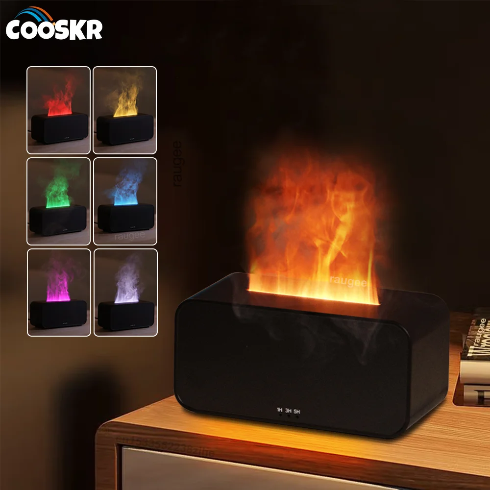 

Диффузор аромата, мини-диффузор аромата, домашний увлажнитель воздуха для ароматерапии, диффузор эфирного масла с пламенем, ночник для комнаты