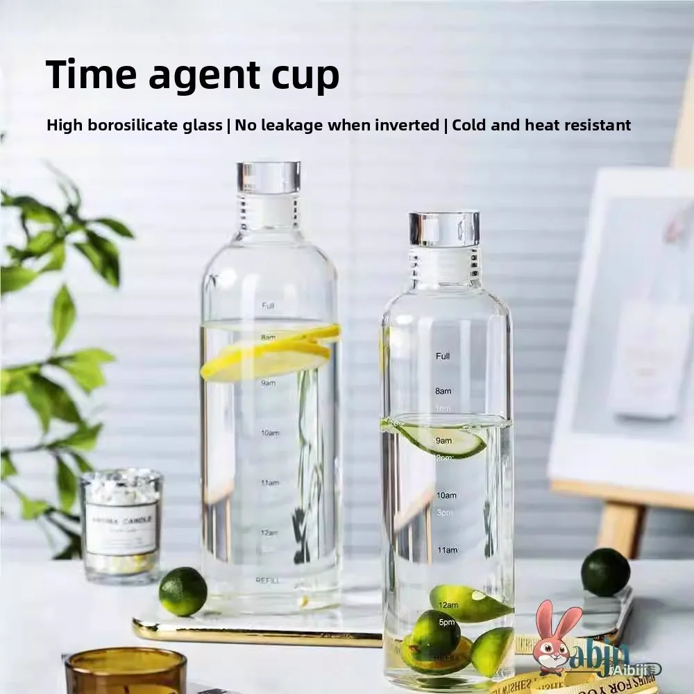 

Большая стеклянная кружка с мерной шкалой, портативный прозрачный кувшин для напитков, кофе, сока, чая, для еды на вынос
