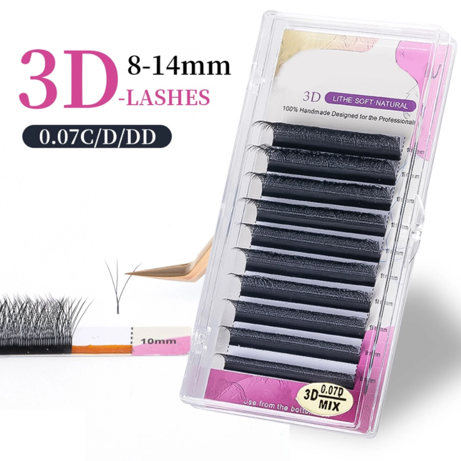 3D Natural Eyelash Extensions Fluffy Wispy Self Adhesive Lashes for Women Daily Eye Makeup