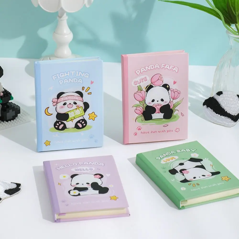 

A7 Pocket Type Mini Notebook Panda Pattern Writing Book Portable Notepad Office Bookkeeping