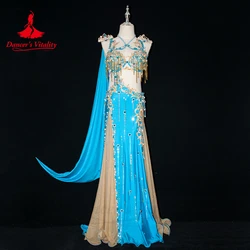 Belly Dance Costume Dress for Women Senior AB Stones Performance Competiton Oriental Professional Clothing Bellydance Outfit