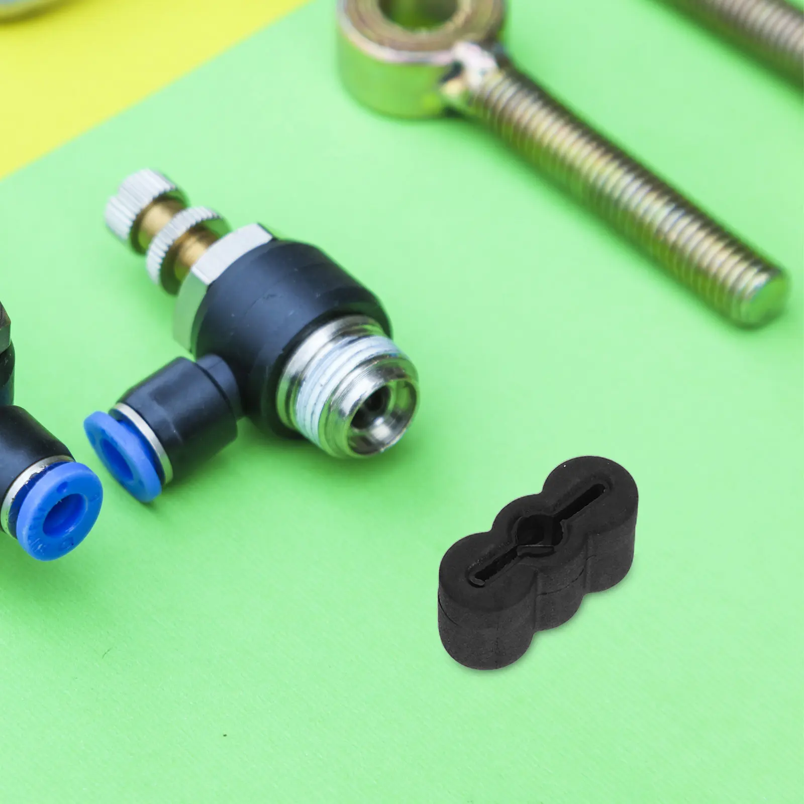 20Pcs Drawer Slide Repair Parts Kit Slide Stoppers Rubber End Bumpers Replacement for Cabinet Dresser Wardrobe Slides