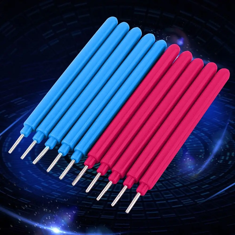 

Набор из 10 инструментов для квиллинга ручной работы: пластиковые инструменты для работы с бумагой, красные и синие прорезные квиллинг-инструменты, многофункциональные ручки для квиллинга, для создания 3D-цветов