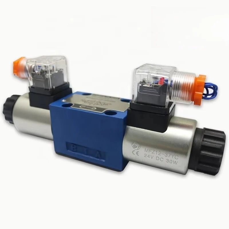 Hydraulic Solenoid Valve Coil 12v 24v 4we10g Rexroth Hydraulic Valve Electric 4WE6 4WE10 Hydraulic Directional Control Valve