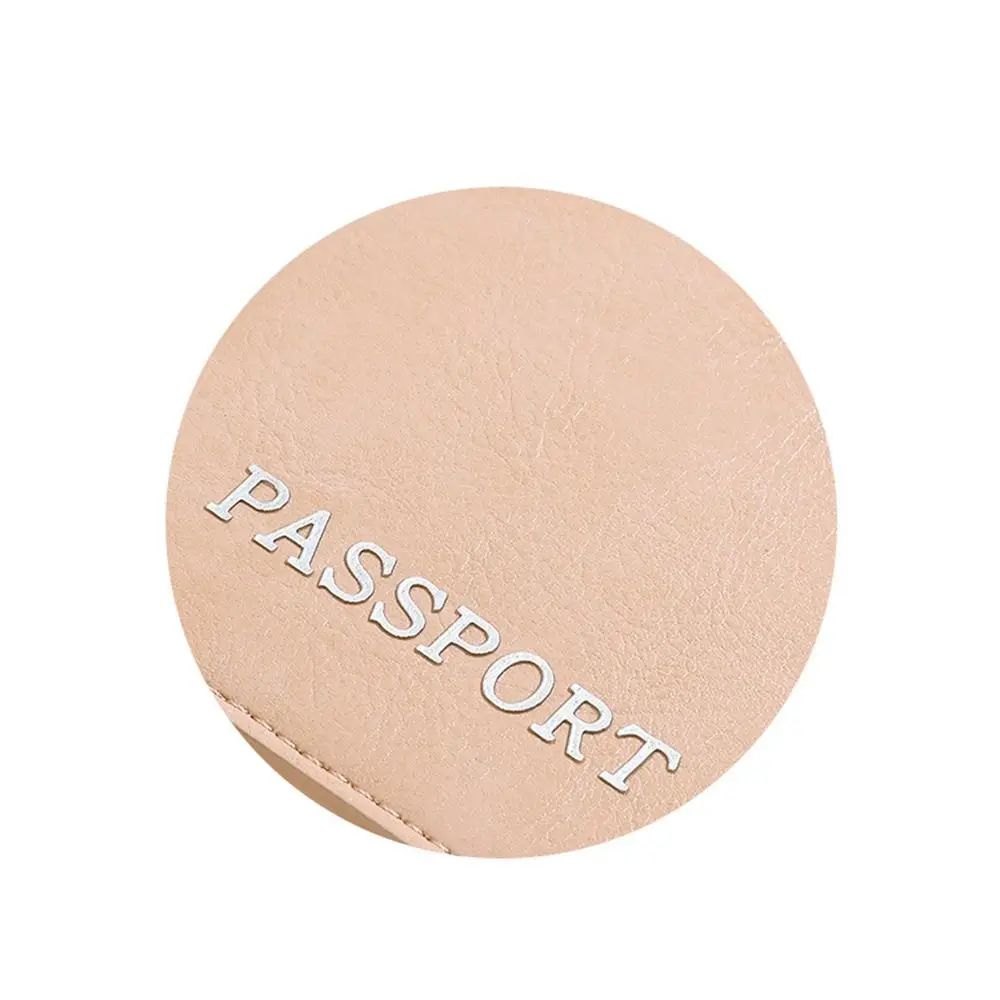 Portable Multicolor Passport Cover PU Anti Theft Certificates Passport Bag Accessories Large Quality Card Holder