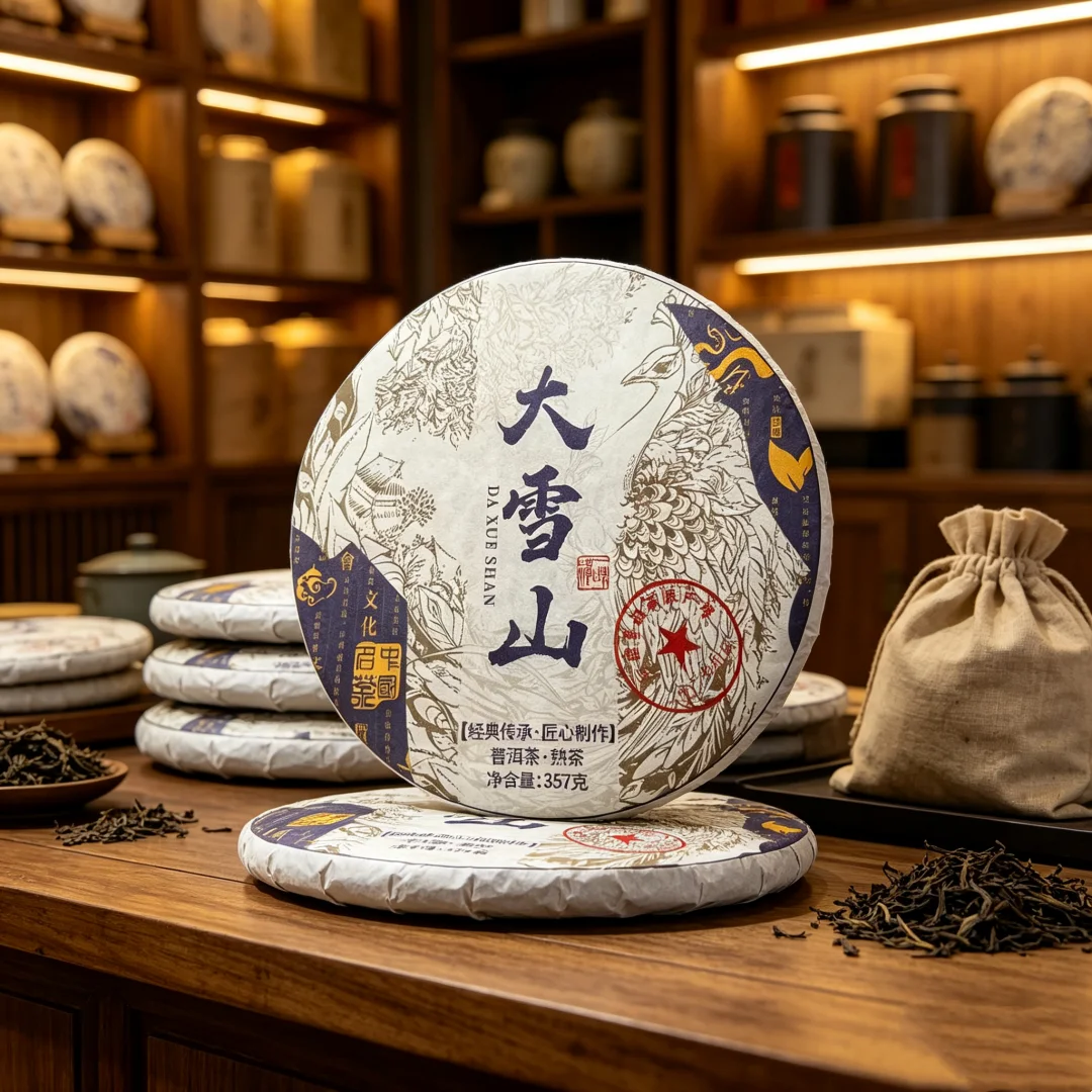 Yunnan Cooked Set Paper Bags Recyclable Packing Bag