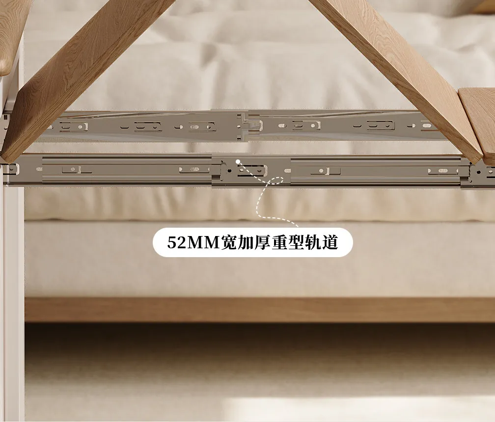 Movable side table, telescopic folding coffee table, small apartment cart, sofa sideboard 5