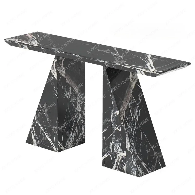 XX  High-end Atmospheric Luxury Stone -style Strip Entry Entrance Platform Light Luxury Modern Natural Marble