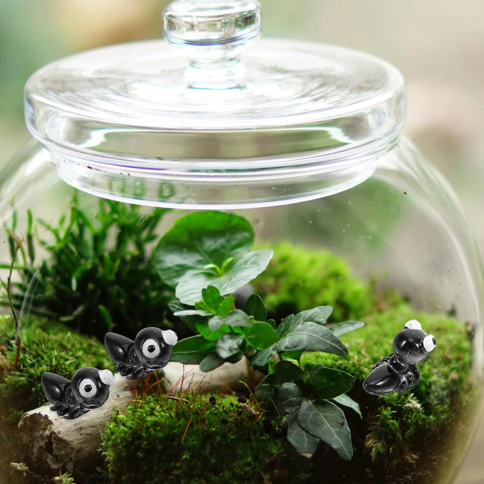 

20 pcs Mini Resin Ants Figurines Small Animal Ornament For Bonsai Garden Decor Micro Landscape Craft Accessories Resin Animals