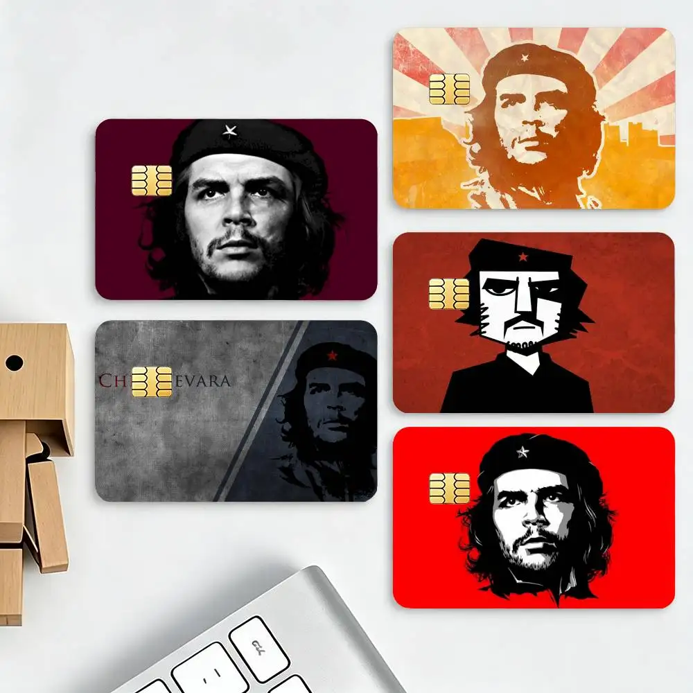 C-Che G-Guevara Freedom HD Credit Card Stickers Game Card Decal Small Chip Waterproof Sticker Gift Decor