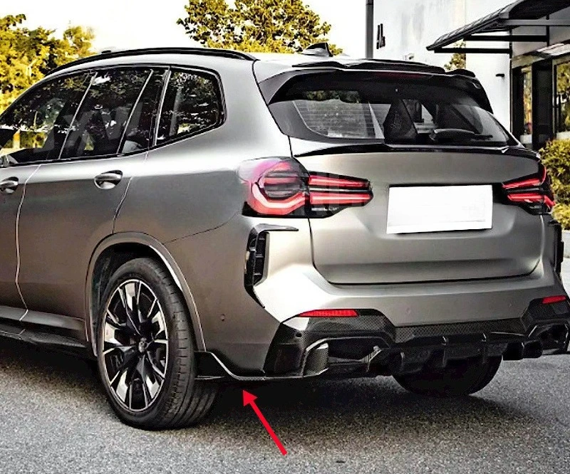 

Applicable To BMW IX3 G08i BEV Dry Carbon Fiber Corner Wrap Rear Lip Rear Shovel, Modified Accessories Car Exteriors