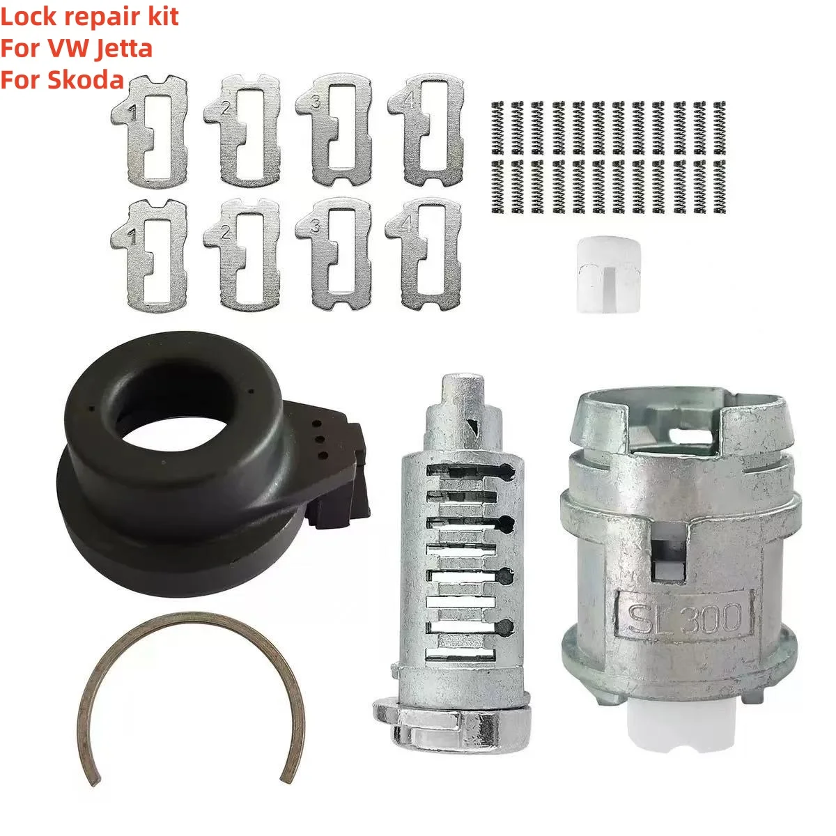 Ignition Lock Repair Kit Spare Parts  For Volkswagen New Santana Jetta 13 Sagitar Skoda