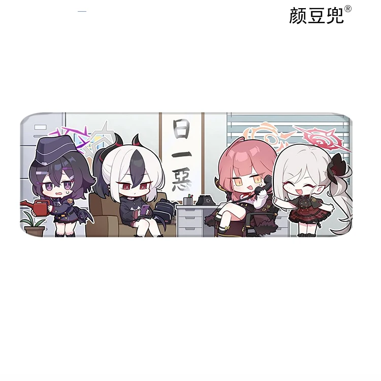 Blue Archive ARU Anime  Desk Mat For L And S Size Gaming Mousepad Gamer Company Keyboard Mouse Mats Carpet Computer Desk Mat